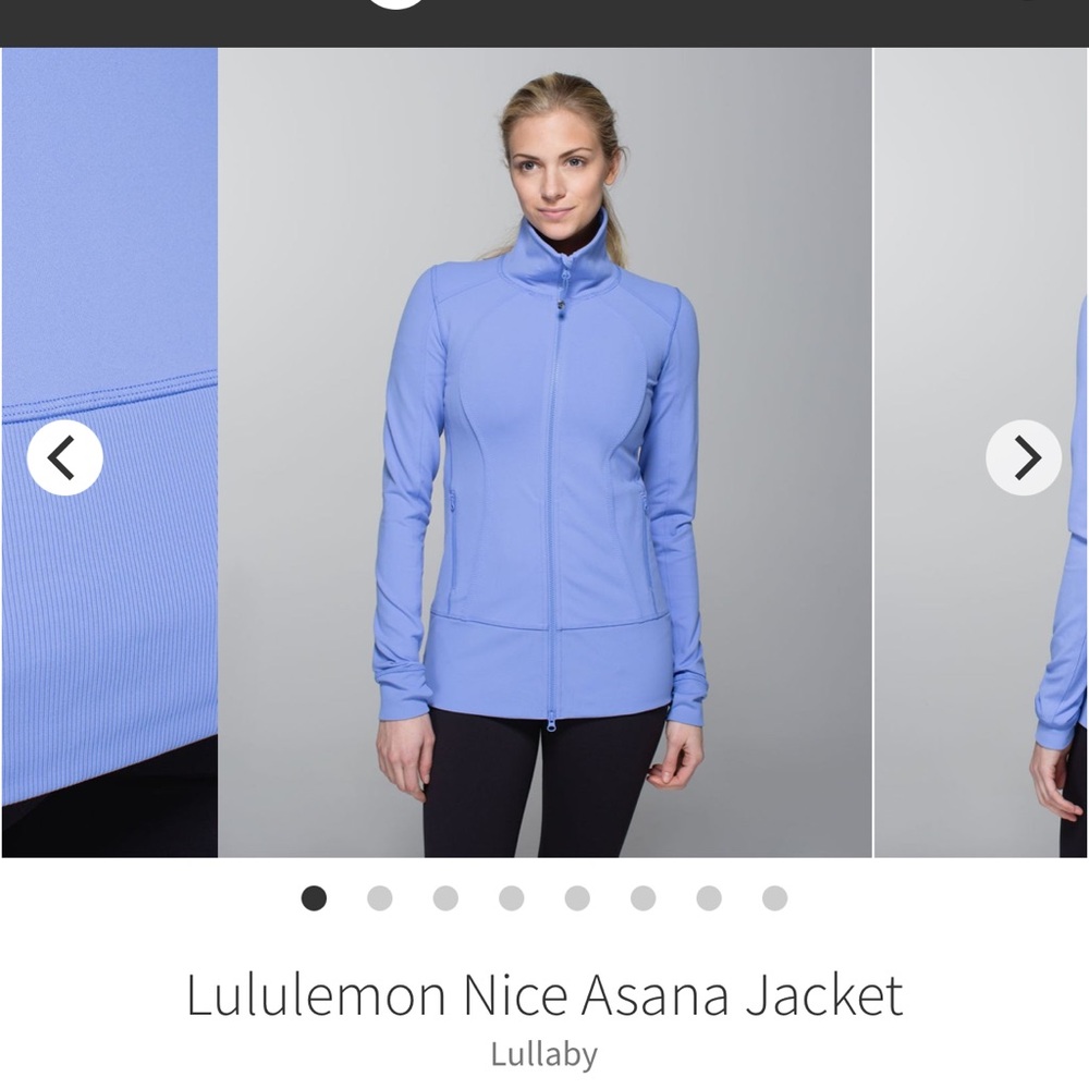 lululemon athletica Women's Lullaby Blue Asana Jacket